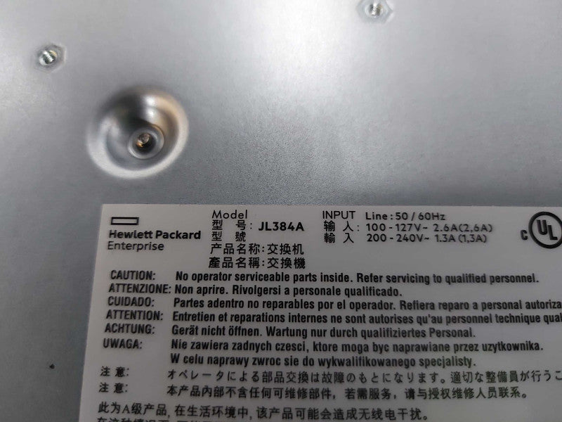 HPE OfficeConnect 1920S 24G 2SFP PPoE+ 185W Switch JL384A / factory reset #