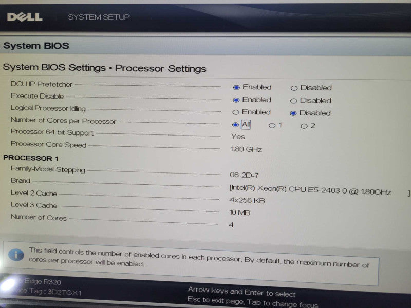 Dell PE R320 - Xeon E5-2403 0 | 16GB RAM | NO HDD | 2xPSU | PERC H310 MINI