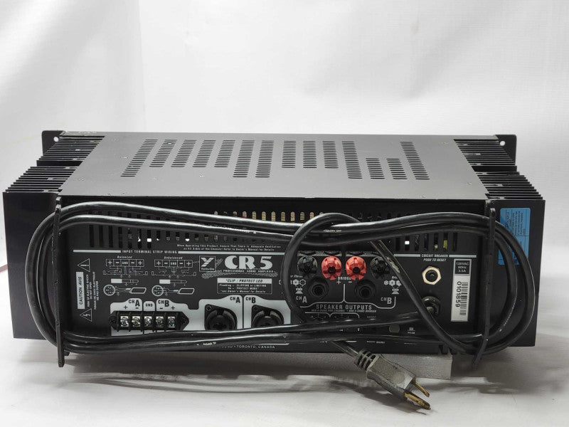 Yorkville CR-5 power amplifier, READ _