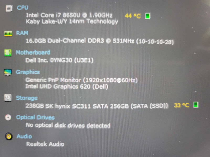 Dell Latitude 7390 2-in-1 i7-8650U @ 1.90, 16GB DDR3, 256GB m.2  Î²