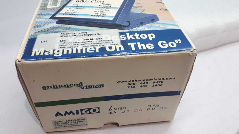 Amigo ENHANCED VISION AMGA-NTSC Desktop Portable Electronic Magnifier &