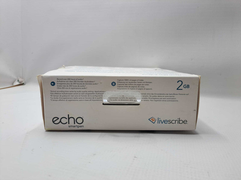 LiveScribe ECHO Smart Pen 2GB Write Read Record Q)