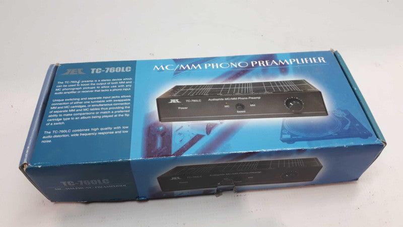 Technolink TC-760LC BLACK Finish MM/MC Phono Preamp &