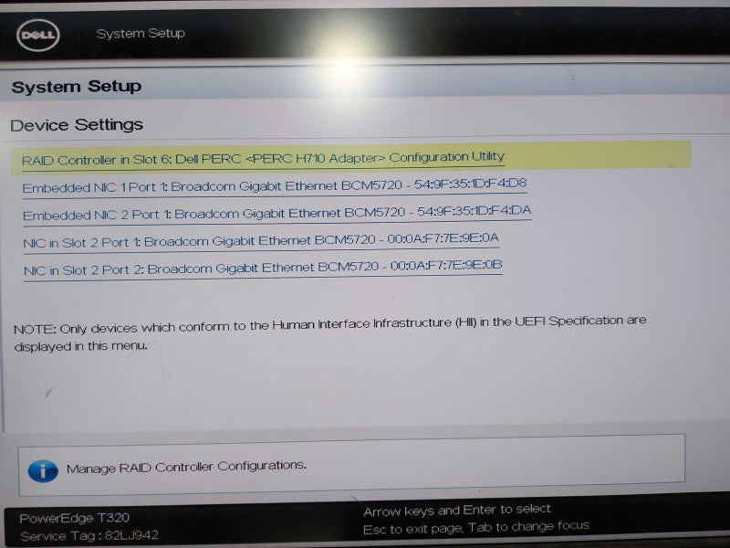 dell Poweredge T320 Xeon E5-2420 V2 @ 2.20ghz / 48gb ram / H710 raid ctrl #