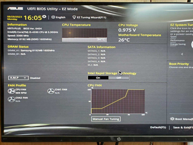 Custom PC - Intel i5-4590 @ 3.30 GHZ 8GB DDR3 550W PSU