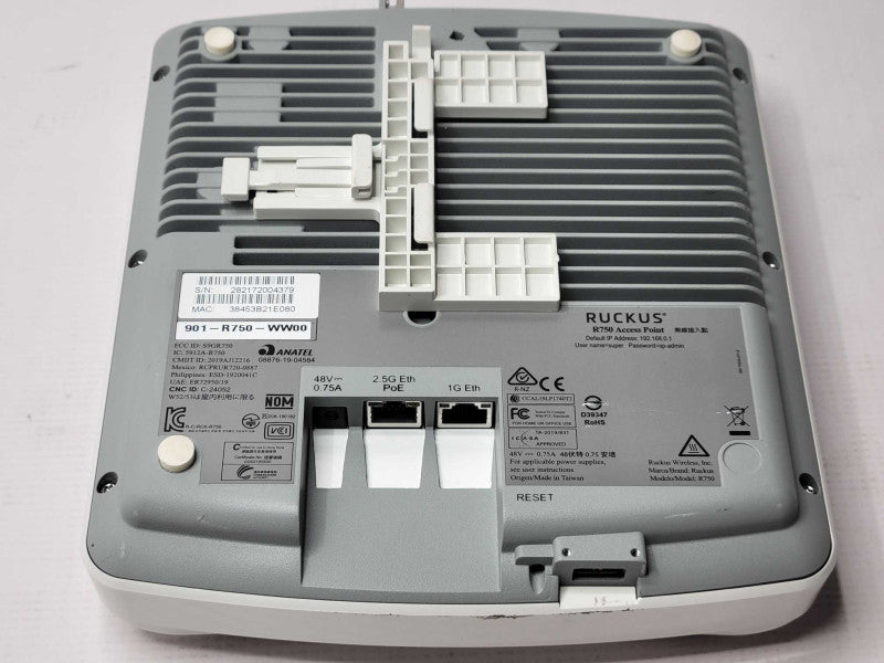 Ruckus R750 Access point 901-R750-WW00, READ _