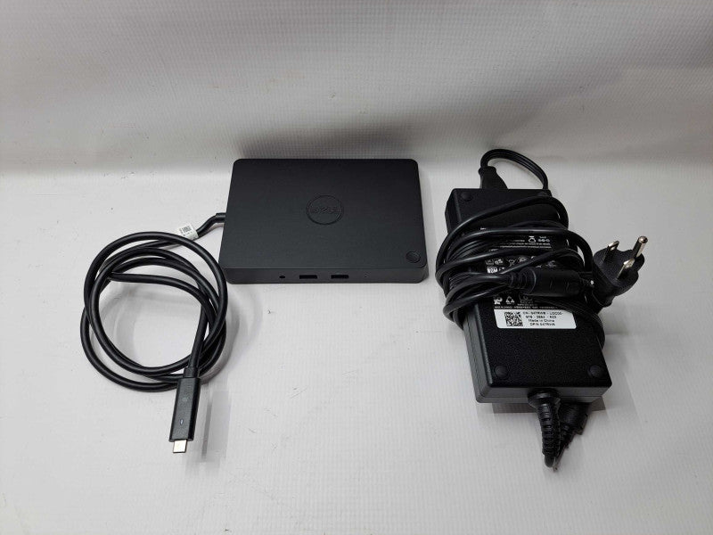 Dell WD15 Laptop Docking Station USB-C K17A001- FULLY TESTED + 180W Adapter  )
