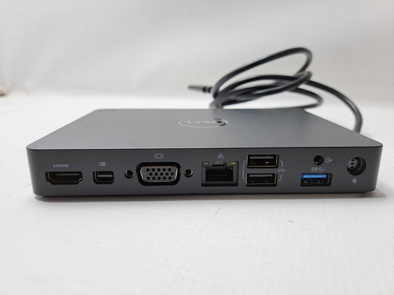 Dell WD15 Laptop Docking Station USB-C K17A001- FULLY TESTED + 180W Adapter  )