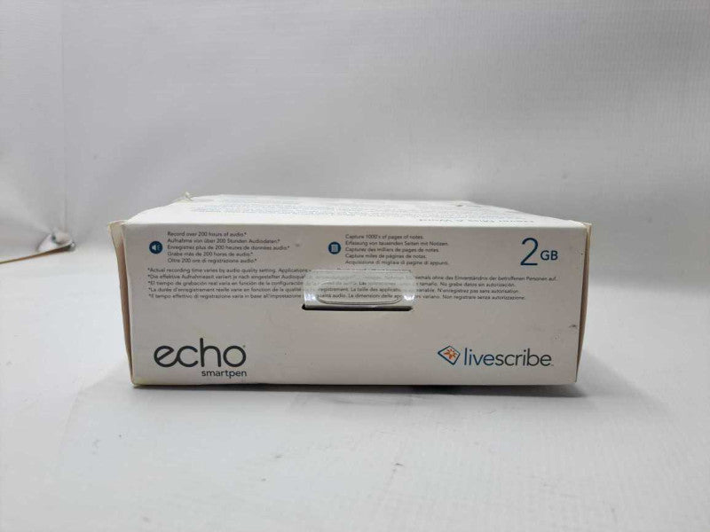 LiveScribe ECHO Smart Pen 2GB Write Read Record Q!