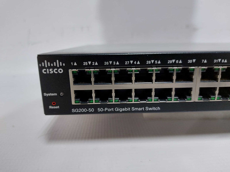 Cisco SG200-50 50x port gigabit smart switch - factory reset #