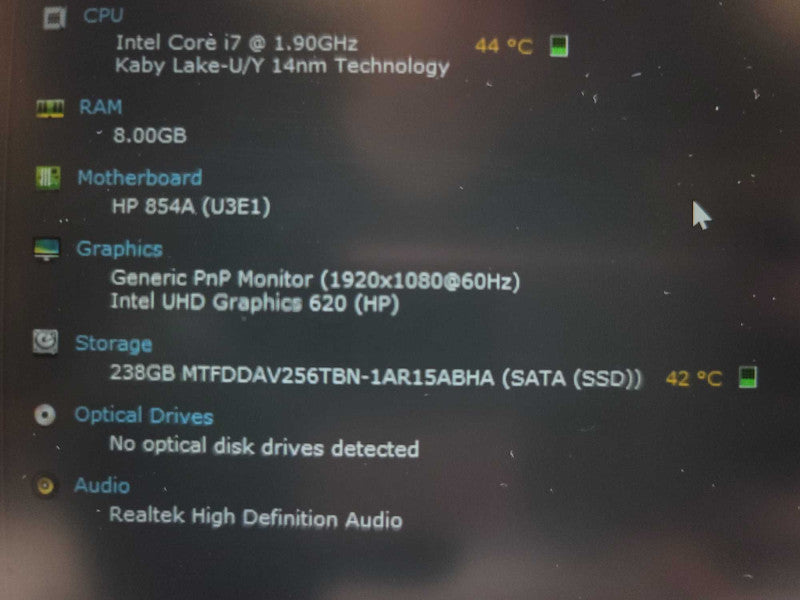 HP EliteBook 830 G6 i7-8665U @ 1.90GHz, 8GB DDR4, 256GB m.2  Î²