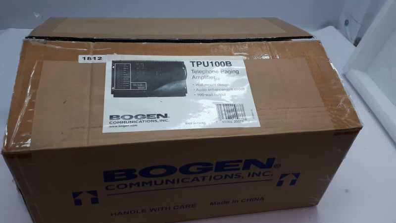 Bogen TPU-100B Power Amplifier Stereo Receivers Audio Mixer Audio Receiver  &