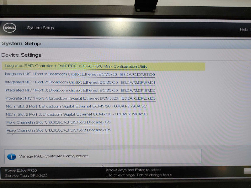 Dell Poweredge R720 2x Xeon E5-2640 V2 @ 2.00ghz / 256gb ram / H310 Mini Raid #