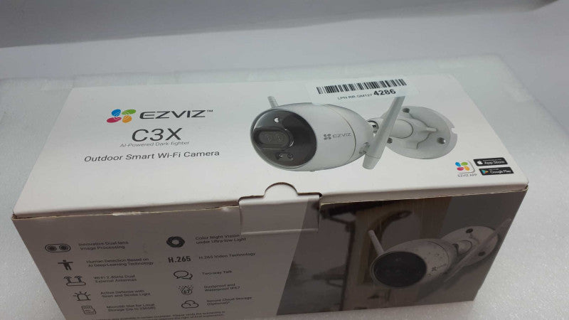 EZVIZ C3X 1080p Outdoor Wi-Fi Bullet Camera w/ Color Night Vision & Built-In  &
