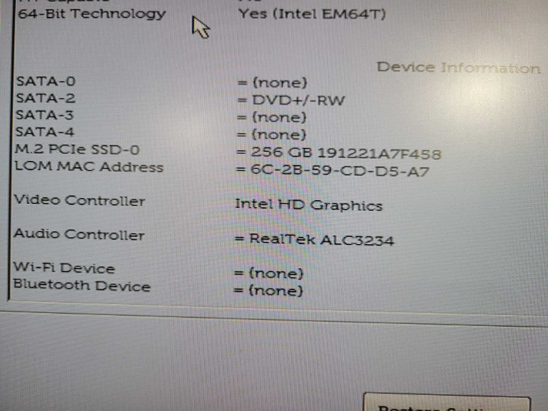 Dell Optiplex 5060 SFF Intel Core i5 - 8500 CPU @ 3.00GHz 8GB RAM !