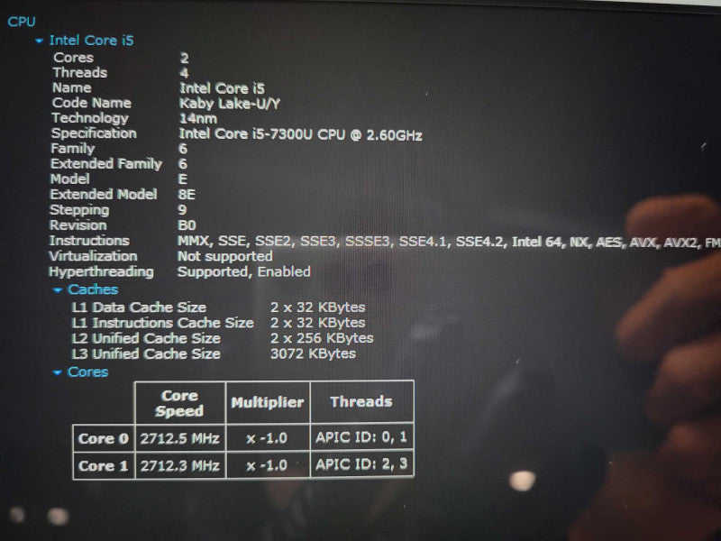 Surface Pro 5th Gen(1807) i5-7300U @ 2.6GHz 8GB RAM 256GB SSD READ Q$