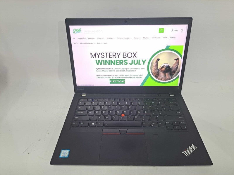 Lenovo ThinkPad T490 i7-8665U @ 1.90GHz 32GB DDR4 512GB NVMe 1440P Display