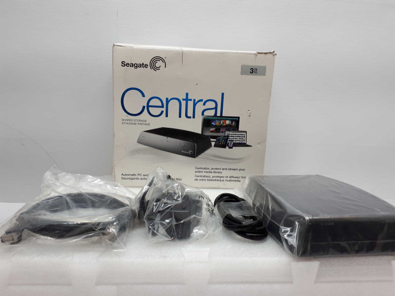 Seagate Central 3TB Personal Cloud Storage NAS Hard Drive - Open Box1