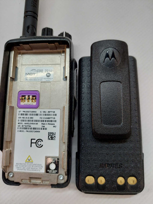 2x Motorolla Walkie Talkie Radio Model: XPR 3500e 2-way radios