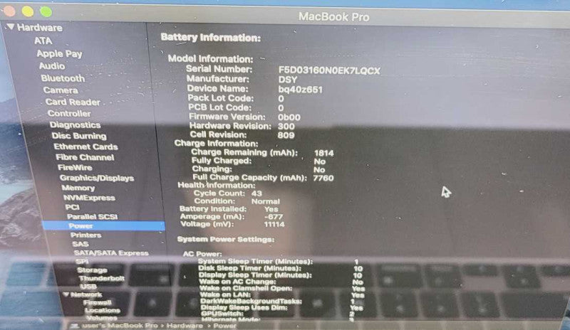 Apple MacBook Pro 16\\" 2019 TouchBar i9-9880H 32GB RAM RadeonPro 5500M 2TB  =