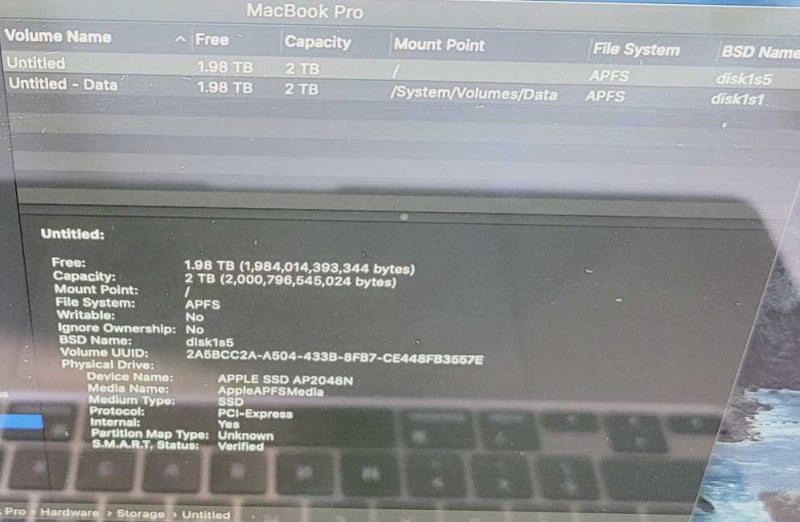 Apple MacBook Pro 16\\" 2019 TouchBar i9-9880H 32GB RAM RadeonPro 5500M 2TB  =