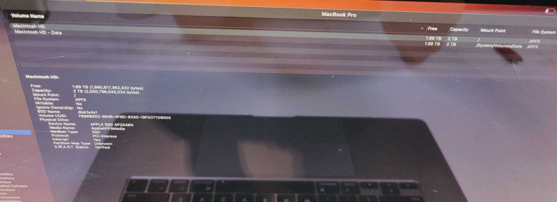 Apple MacBook Pro 16\\" 2019 TouchBar i9-9880H 32GB Radeon Pro 5500M 2TB =