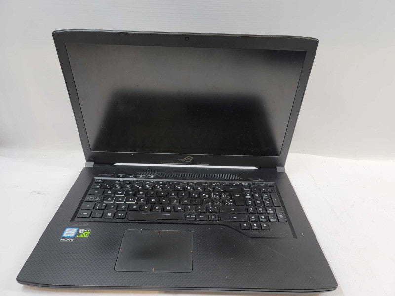ASUS ROG GL703GE i7-8750H, 1050 GTX Ti NO RAM, NO SSD, NO POWER, FOR PARTS  Î²