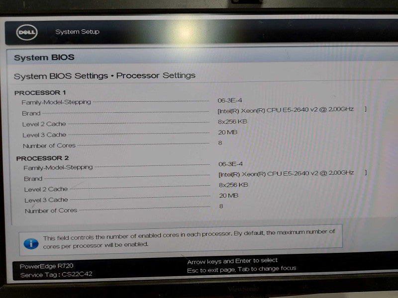 Dell poweredge R720 2x Xeon E5-2640 V2 @ 2.00ghz / 768gb ram / H310 Mini Raid #