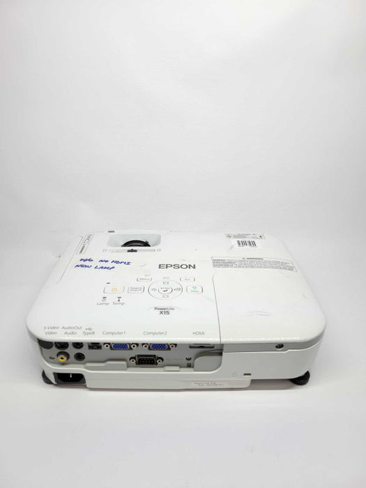 Epson PowerLite X15 LCD Projector Model H518A 3LCD *New Lamp*(READ)