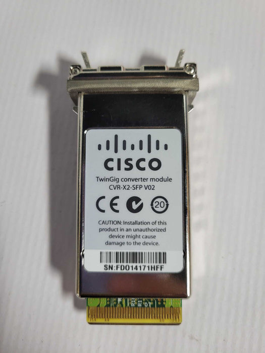 Cisco CVR-X2-SFP V02 TwinGig To SFP Adapter Converter Module !
