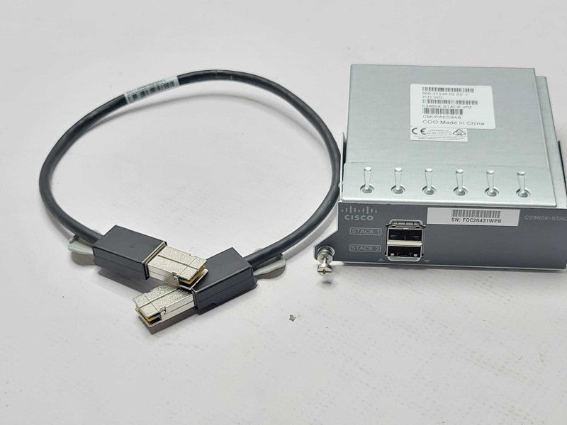 Cisco C2960X-STACK V02 800-37538-02 B0 Stack Module w/ Cable _