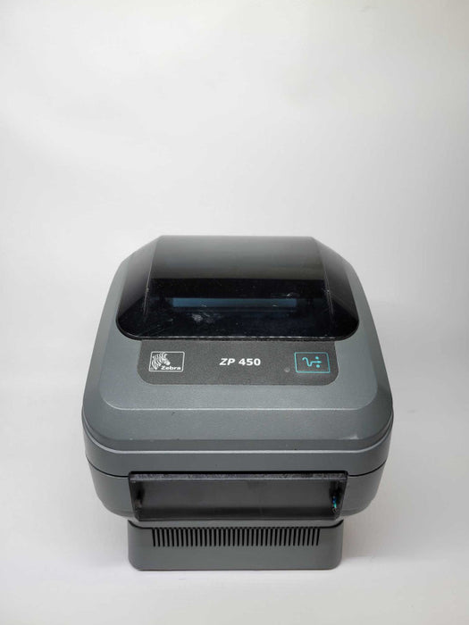 Zebra ZP450 Thermal Shipping Label Barcode Printer w/ Power adapter