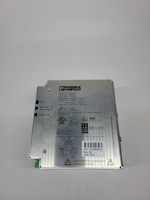 Phoenix Uninterruptible Power Supply 2866226 QUINT-DC-UPS/24DC/10A Q