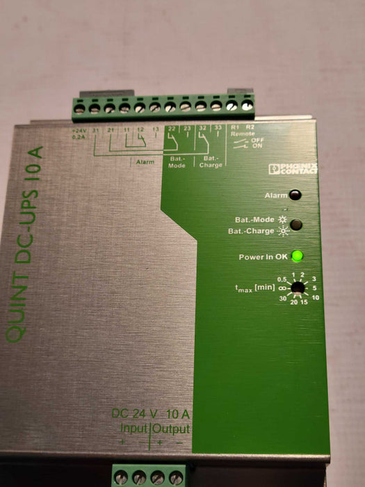 Phoenix Uninterruptible Power Supply 2866226 QUINT-DC-UPS/24DC/10A Q