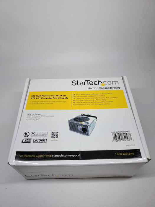 StarTech 550 W Pro 20/24PIN Power Supply - Open Box