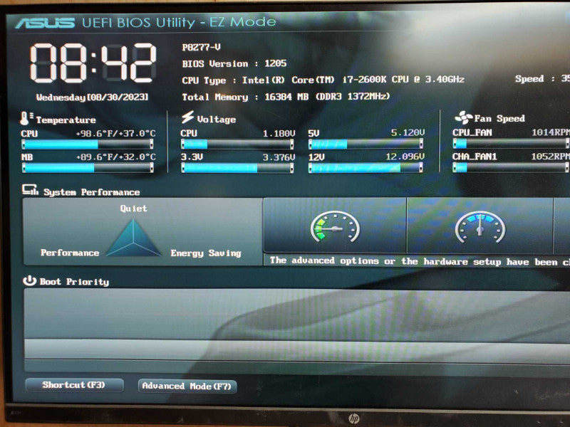 Custom PC - Intel I7-2600k @ 3.40 GHZ 16GB DDR3 750W PSU