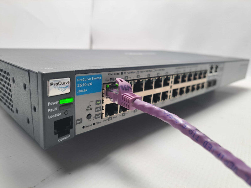 HP ProCurve J9019A 2510-24 Ethernet Managed Switch w/ 24 Port 10/100 + 2 Gig