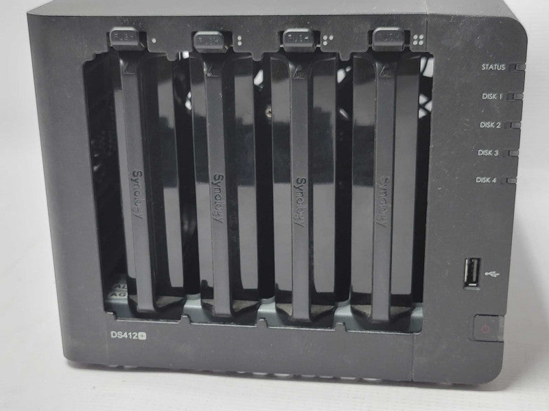 Synology DS412+ Disk Station 4-Bay Network Attached Storage, 1x 3TB HDD _