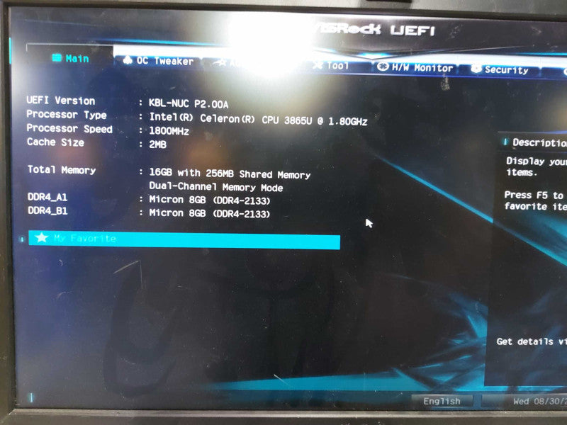 dato Alto 3 V2 Mini-PC Celeron 3865U @ 1.80ghz / 16gb ram / READ #