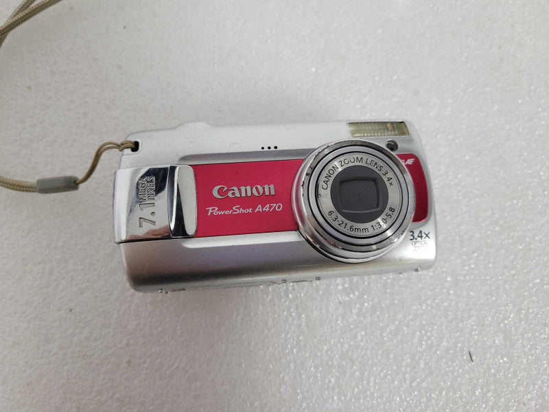 Canon PowerShot A470 7.1MP Compact Digital Camera !
