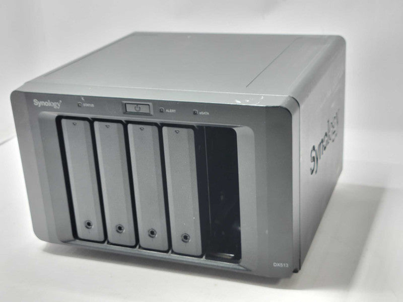Synology DX513 5-bay Expansion Unit with 1x 3TB HDD and 3x HDD Caddies _