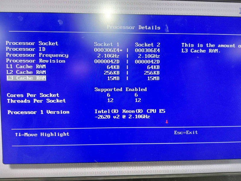 IBM System X3550 M4 2x Xeon E5-2620 V2 @ 2.10ghz / 112gb ram / READ #