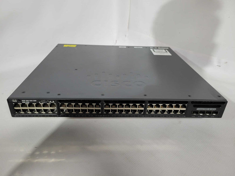Cisco Catalyst 3650 48 Port  4x1G SFP WS-C3650-48PS Network Switch READ !