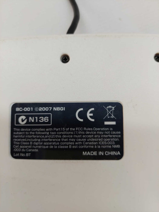 Wii Bandai Namco Game Pad 2007  Model: BC-001