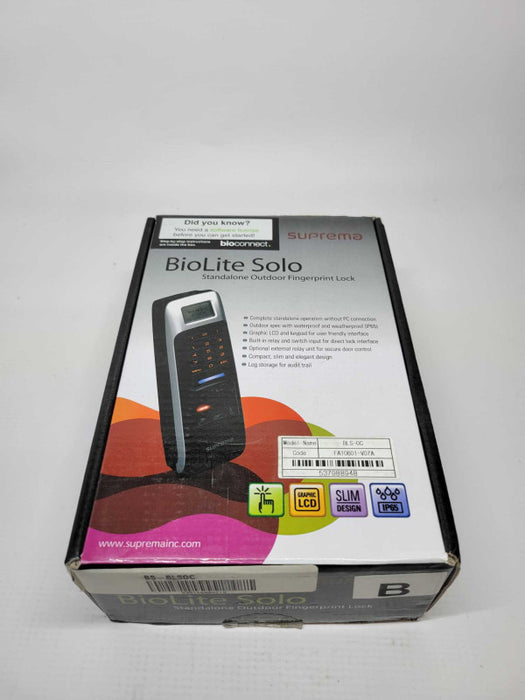 Suprema BioLite Solo Fingerprint Reader  (BLS-OC)