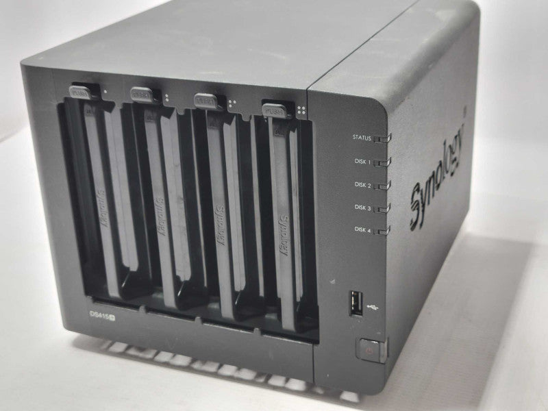Synology Disk Station 4-Bay NAS DS415+ with 4x Hard Drives, READ _
