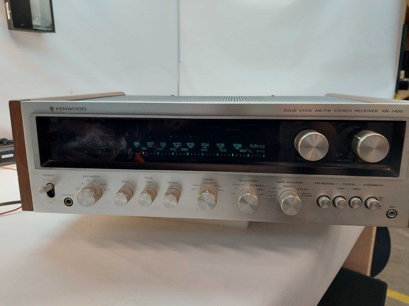 Kenwood Solid State AM/FM Stereo Receiver Model: KR-7400