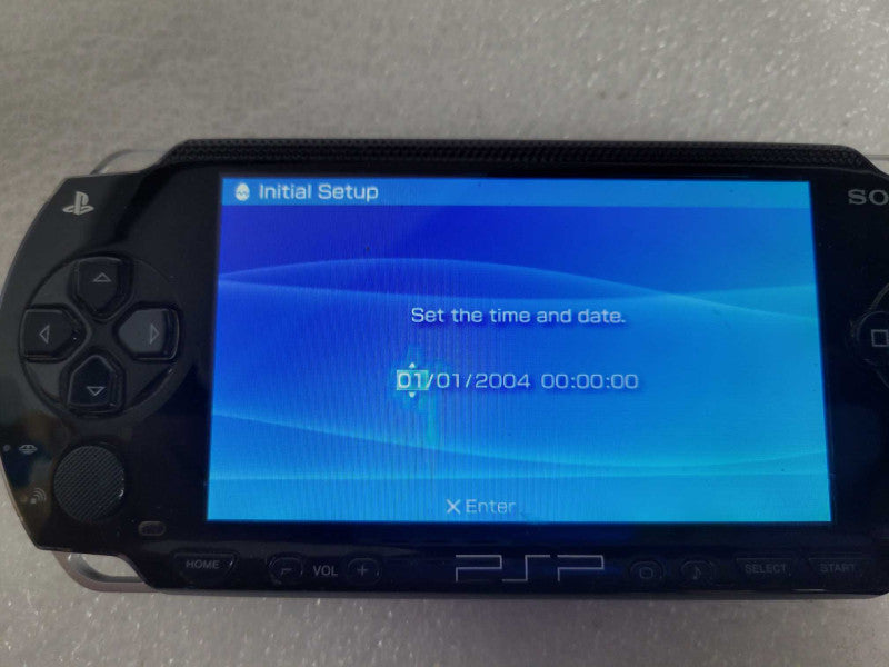 Sony PlayStation Black PSP 1001 Console w/ Battery !