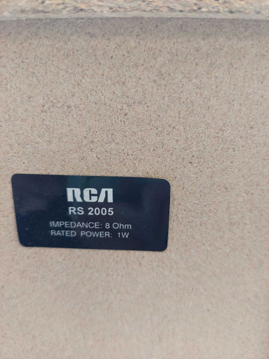 Set of 2 RCA Shelf Speakers 8ohms Model: RS-2005