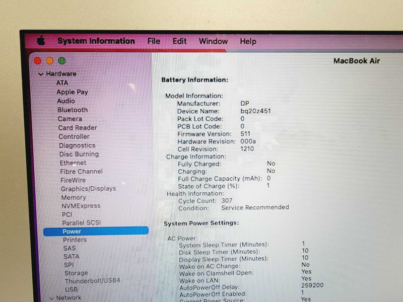 Apple Macbook Air 2017 13\\" Core i5-5350U @ 1.8GHz 8GB DDR3 250GB SSD [Read] (